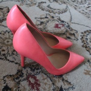 Coral Colored Aldo Heel
